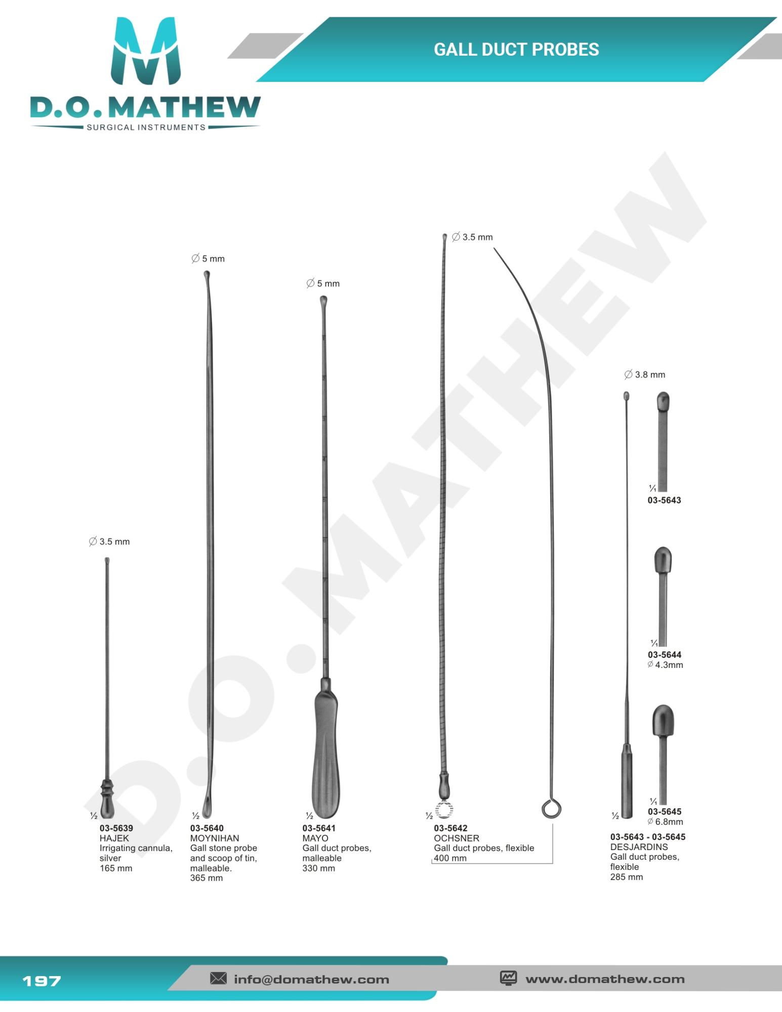 Gall Duct Forceps Probes Scissors Kidney Forceps, Urinary Instruments, Trocars